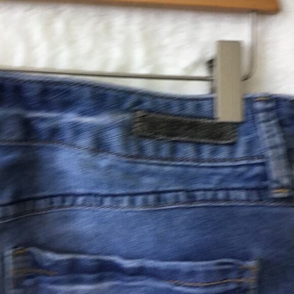 Express Blue Denim Women Cropped Jeans - Picture 9 of 12